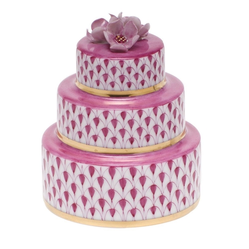 Raspberry Wedding Cake